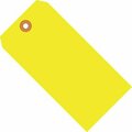 Bsc Preferred 6 1/4 x 3 1/8'' Fluorescent Yellow 13 Pt. Shipping Tags, 1000PK S-2237Y